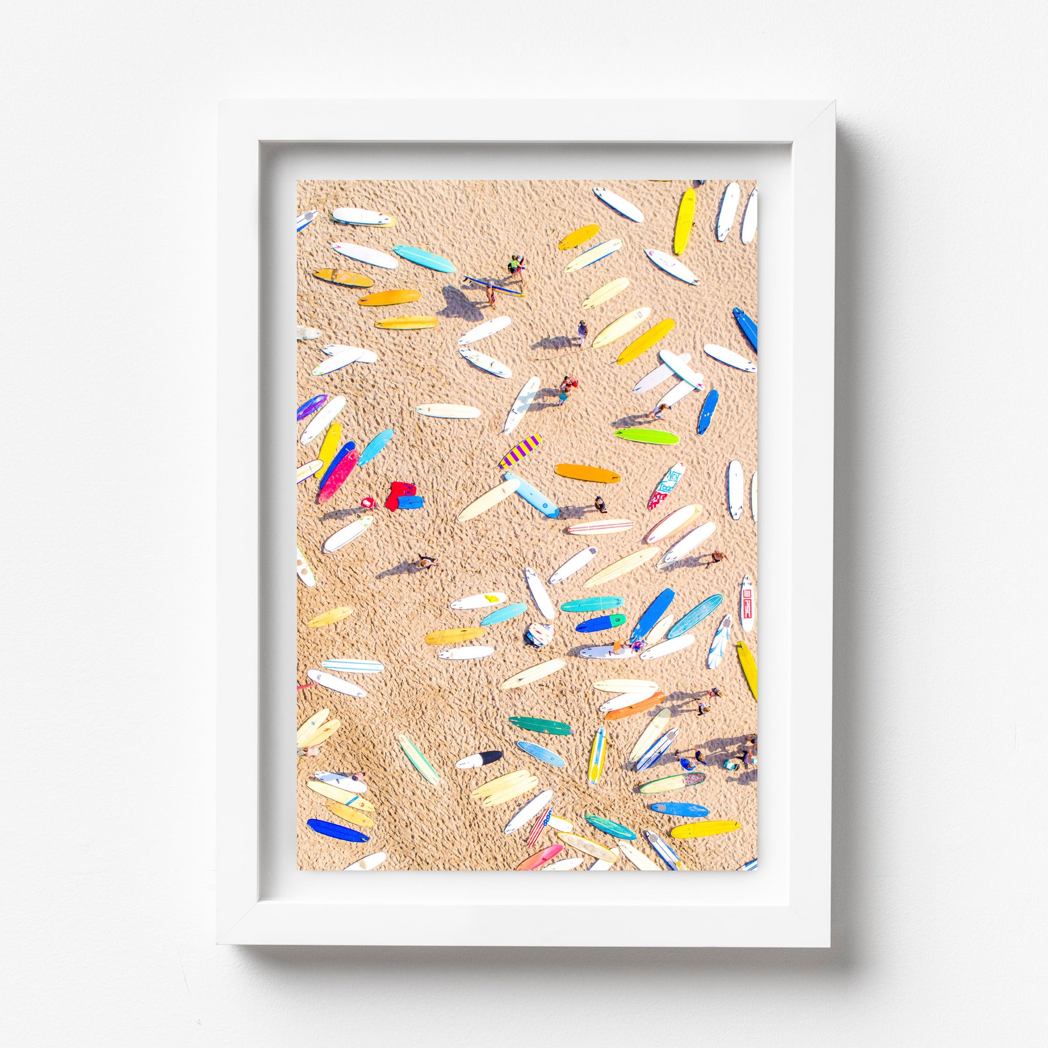 Surfboard Wall Art: Coastal Photo Print – LEISURE PIECE