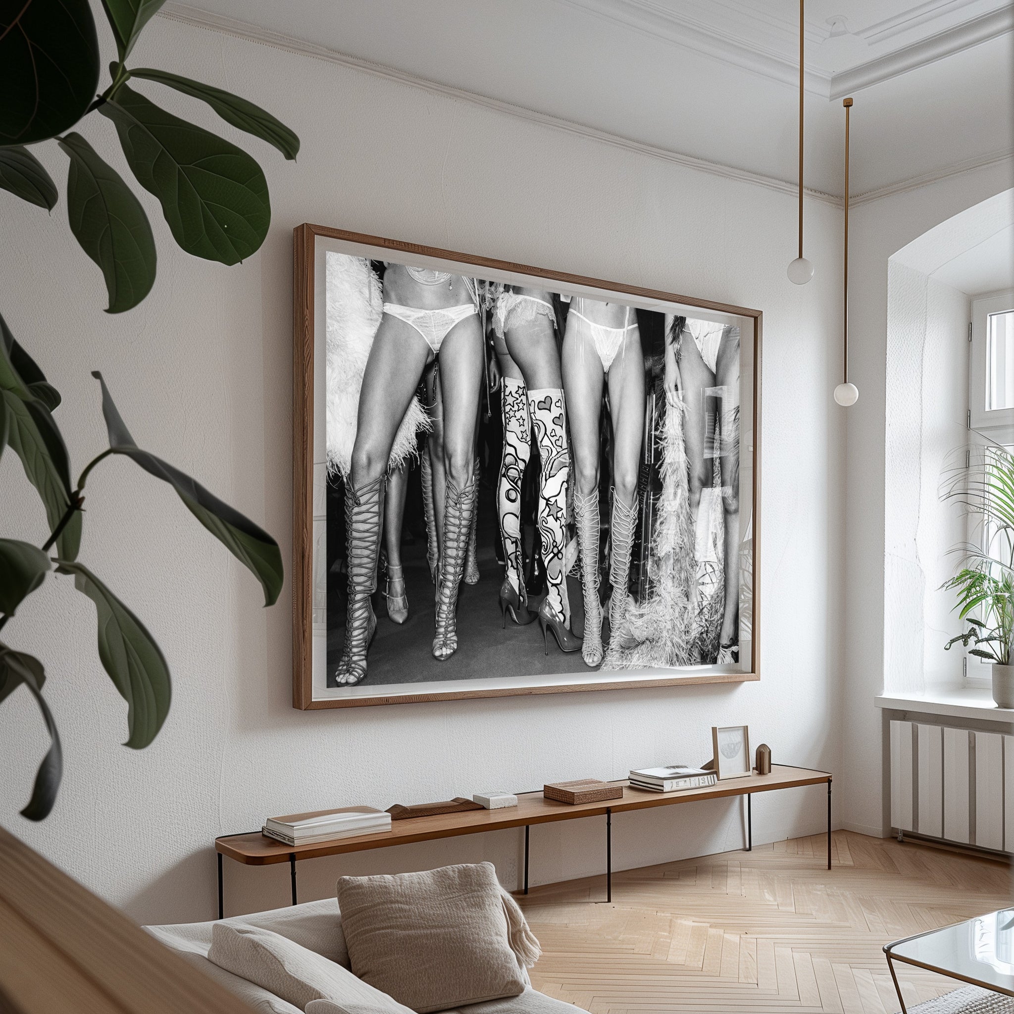 Premium Framed Photography Print - Victoria's Secret Fashion