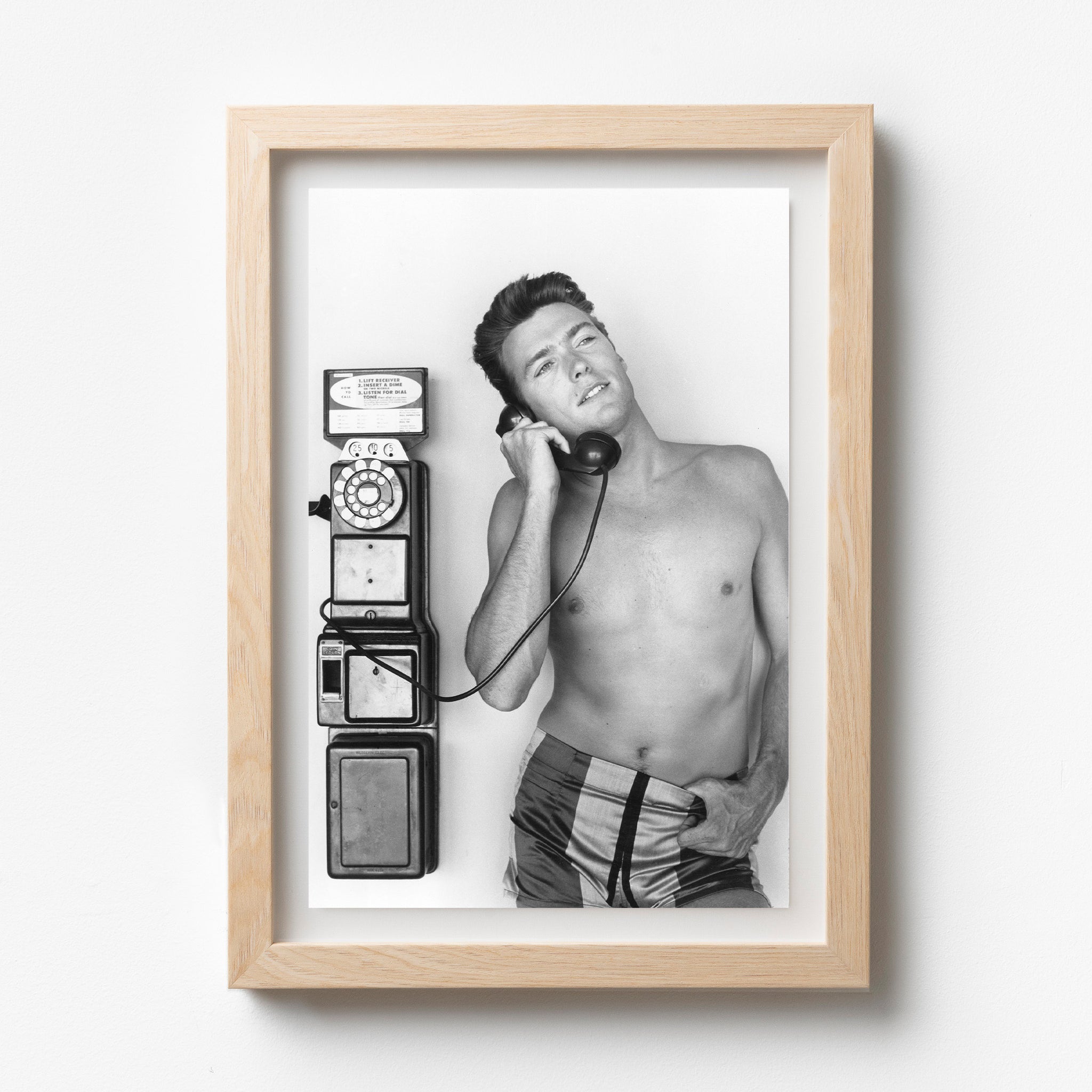 Clint Eastwood Black and White Portrait | Leisure Piece – LEISURE