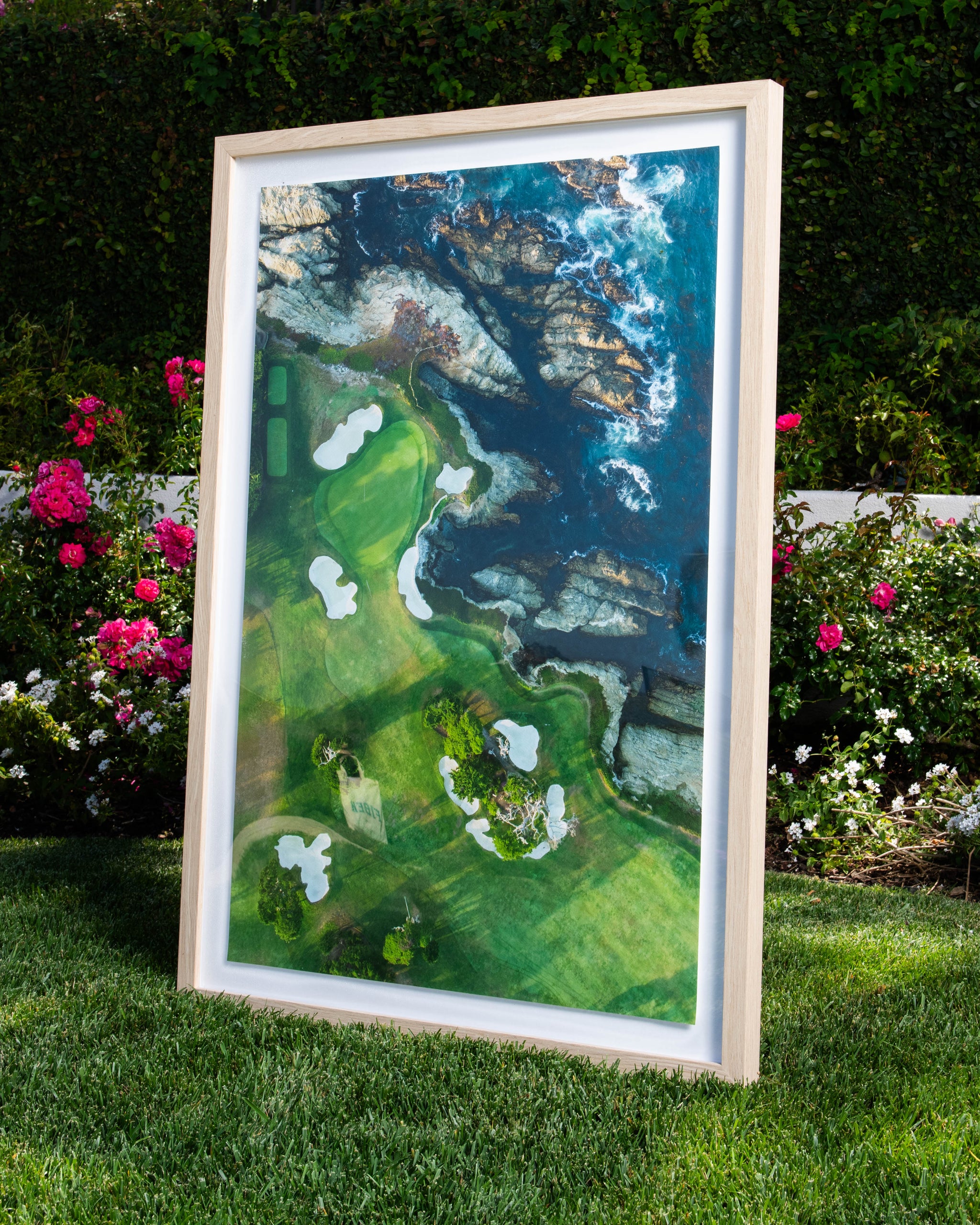 Framed Photo Wall: Pebble Beach 16th Hole – LEISURE PIECE