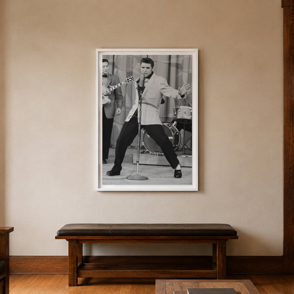 Elvis, Vintage Framed Print | Leisure Piece – LEISURE PIECE