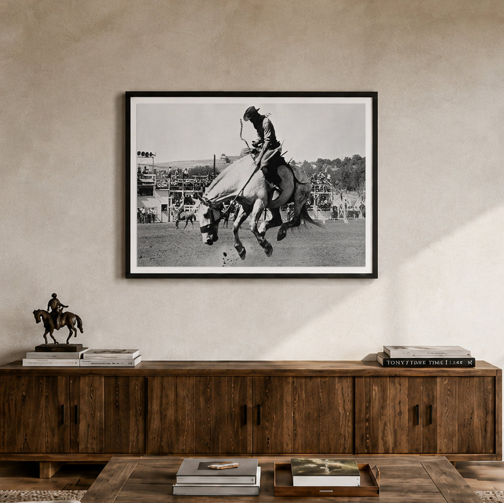 Retro Rodeo, Vintage Framed Print | Leisure Piece – LEISURE PIECE